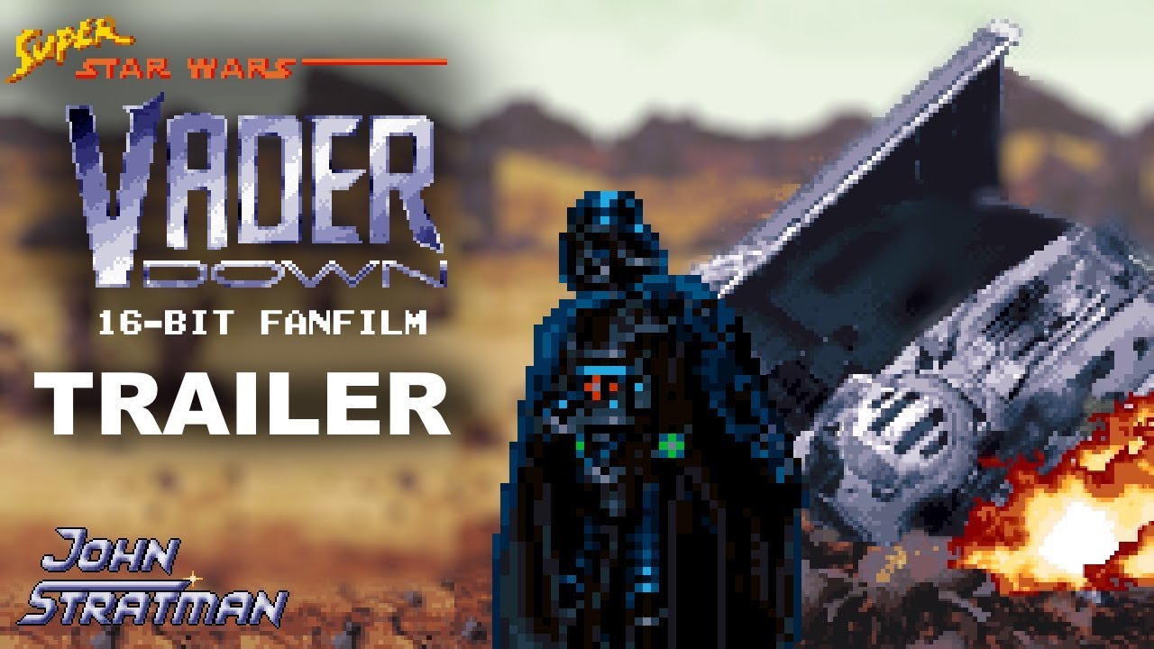 Super Star Wars: Vader Down | 16-bit Fanfilm Trailer