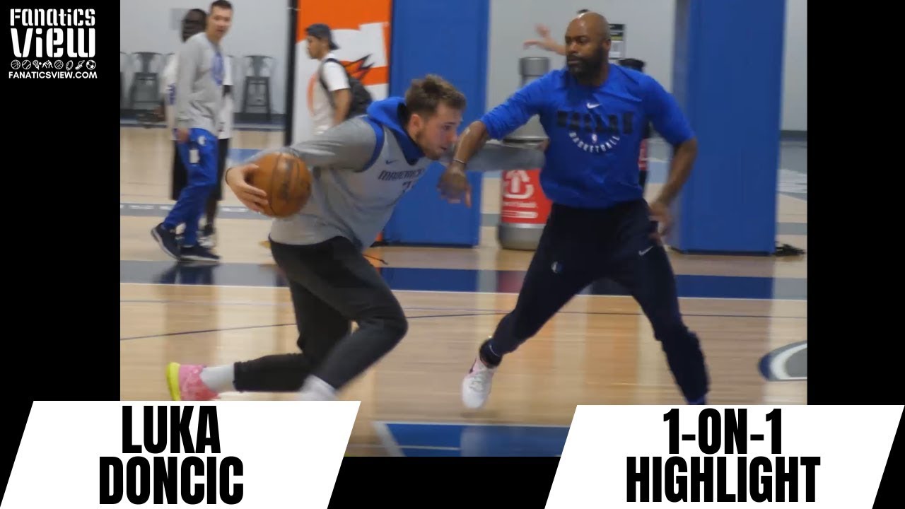 Luka Doncic INTENSE 1-ON-1 PRACTICE MATCHUP with Dallas Mavs Coach!