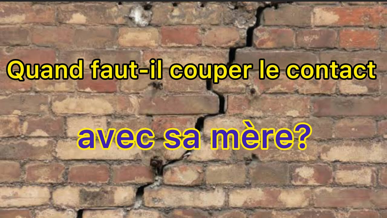 Quand faut-il couper le contact avec sa mère? Quand le bouc émissaire décide de s’échapper 