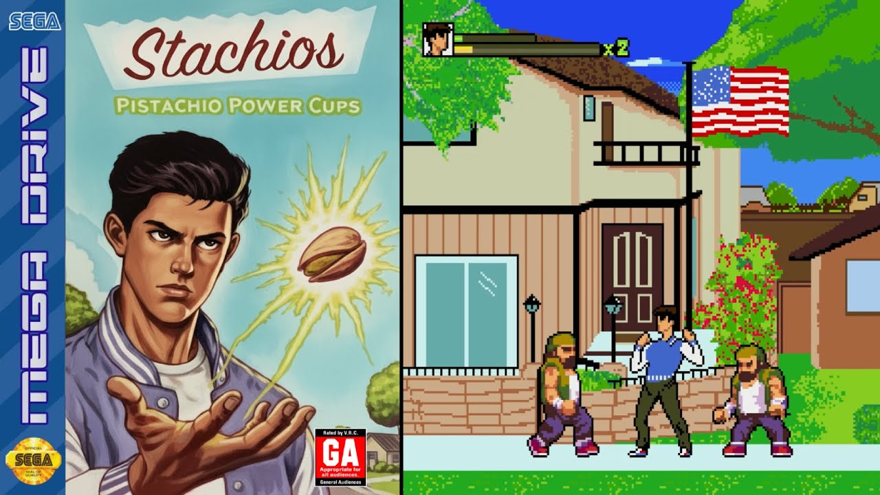 Stachios - Pistachio Butter Cups (Sega Genesis) Homebrew