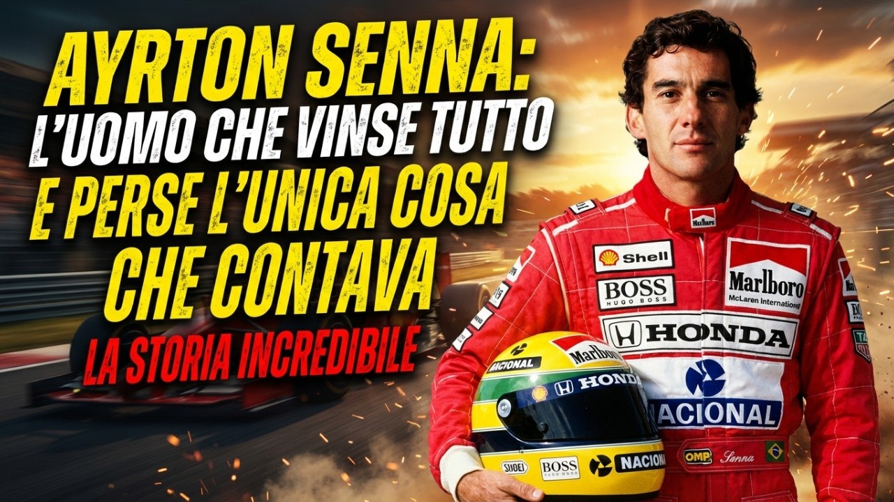 AYRTON SENNA: L'UOMO CHE VINSE TUTTO E PERSE L'UNICA COSA CHE CONTAVA