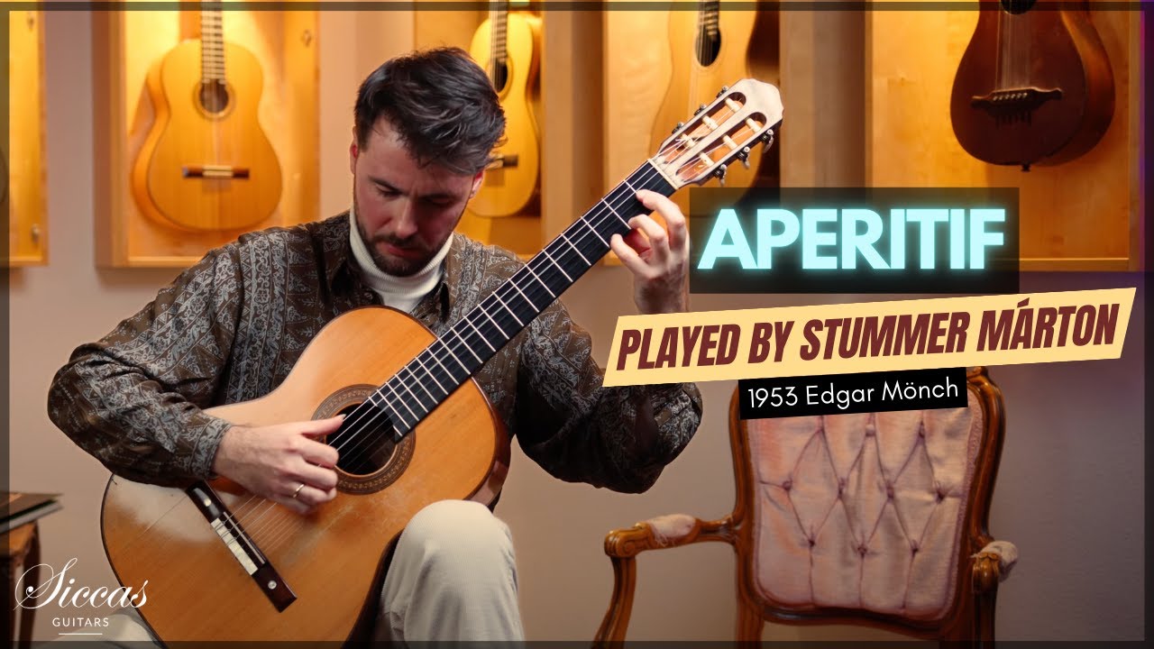 Stummer Márton plays Aperitif on a 1953 Edgar Mönch Classical Guitar