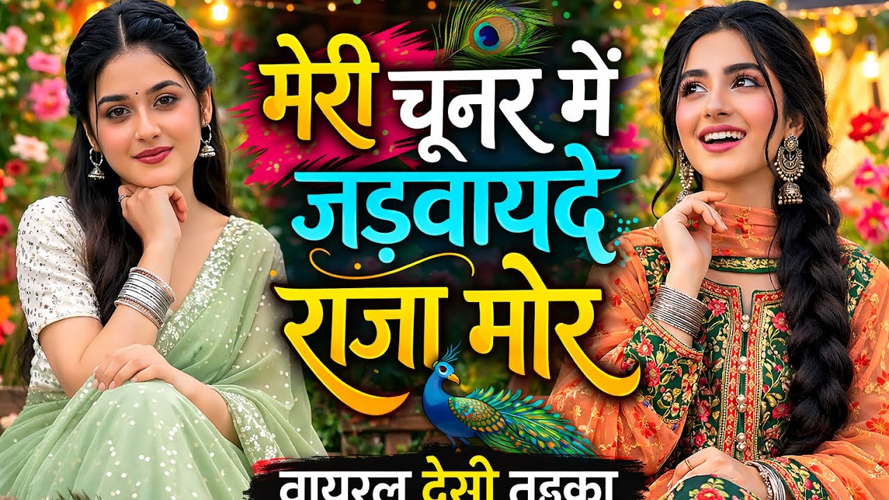  🦚 मेरी चूनर में जड़ वायदे राजा मोर 🦚 वायरल देसी रसिया !! singer manish gurjar !! 2026 