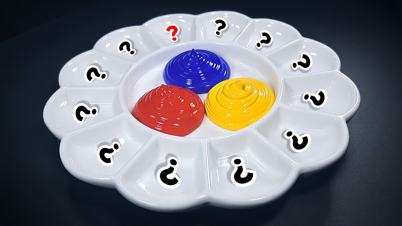 Making 12 Colors with Only 3 Primary Colors Red , Yellow and Blue || Color Zara
