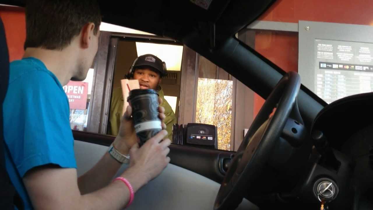 TRASHING DRIVE-THRU PRANK