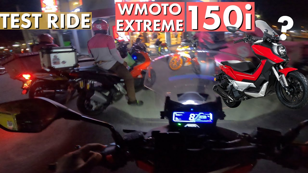 WMOTO Xtreme 150i | GoPro Hero 8 night ride
