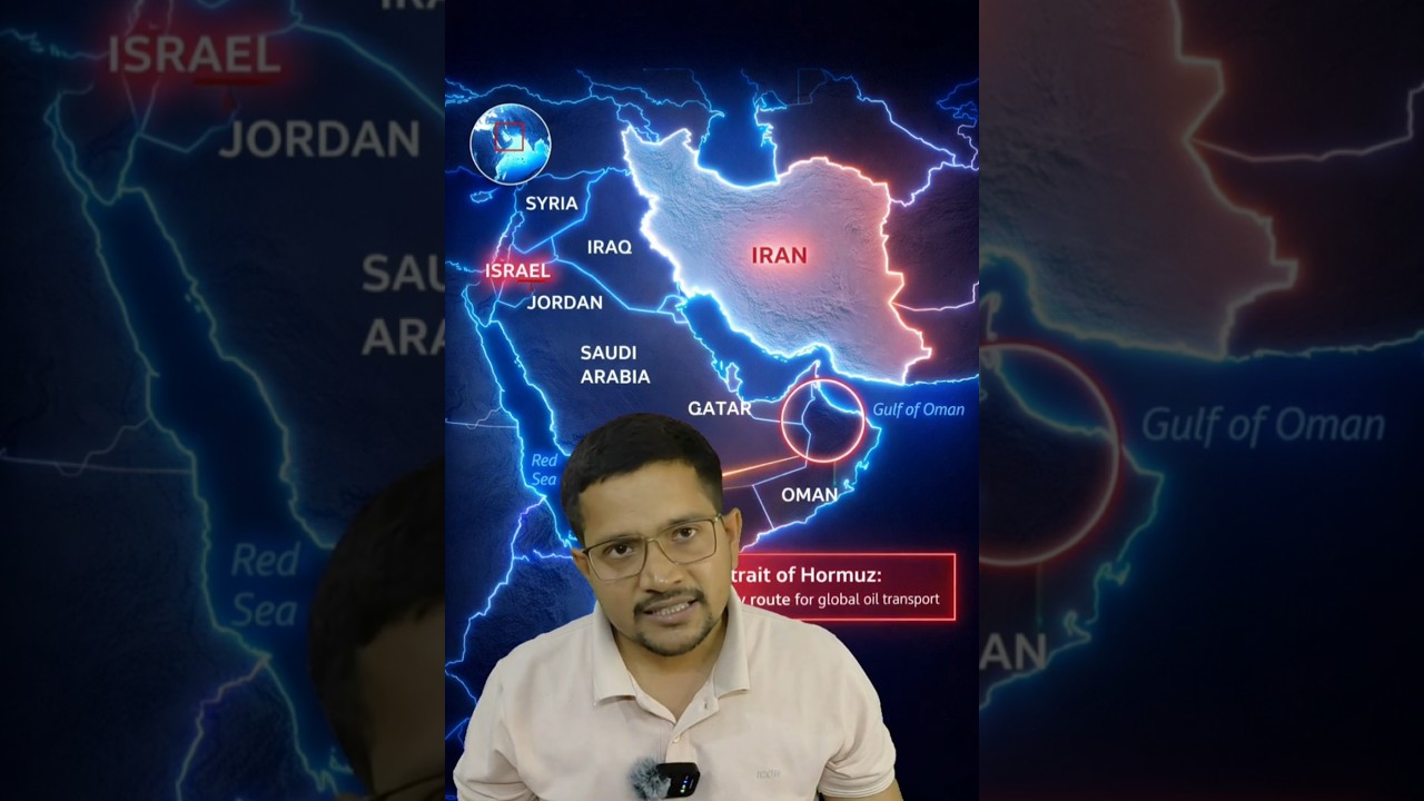 Strait of Hormuz Crisis: 20% of World Oil at Risk | Iran Chocked Hormuz Strait #shorts #viral