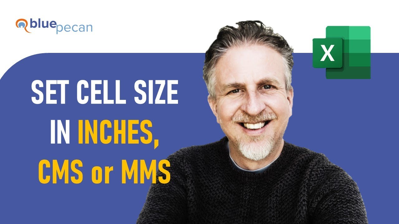 Excel - Set Cell Size (Column Width and Row Height) in Inches, Centimeters or Millimeters