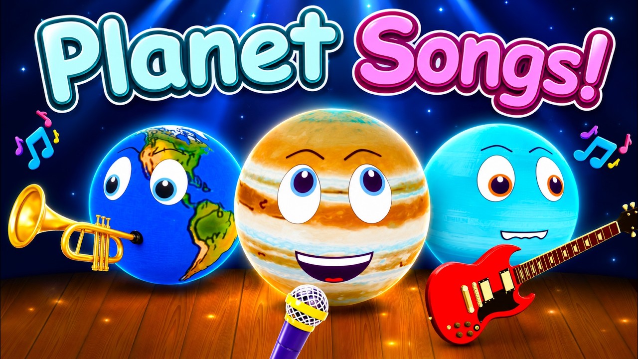 Planet Song Compilation | Space Song Compilation | Solar System Songs