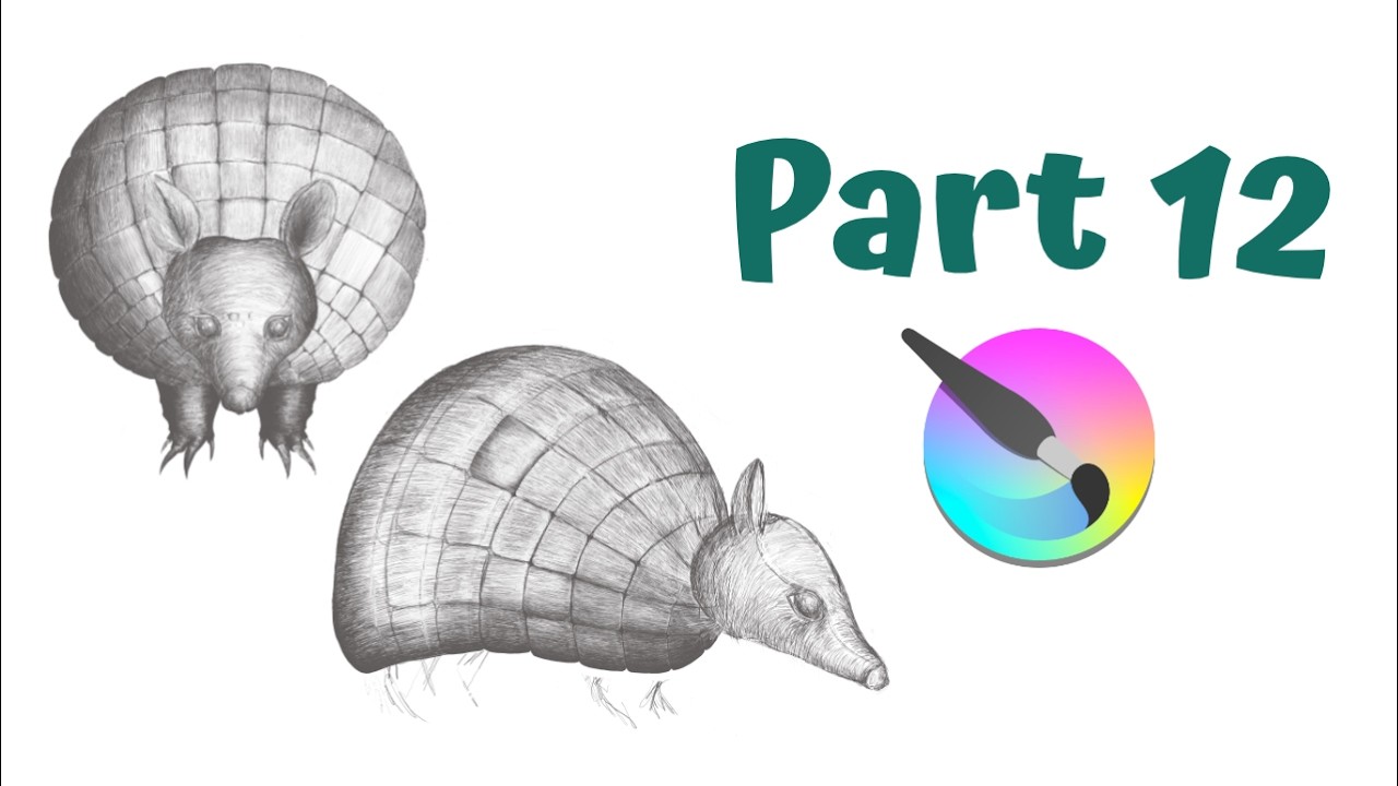 Armadillo Character | Concept Art | PART 12 | Twitch VOD 🎥 [2026-02-10]