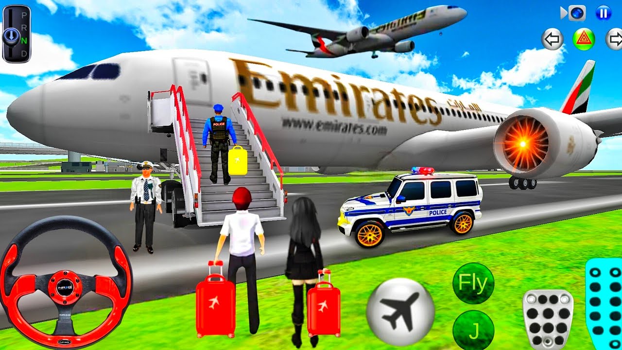 Today I Use Plane ✈️ For Traveling  - 3D Driving Class 2026 - Best Android iOS car Gameplay