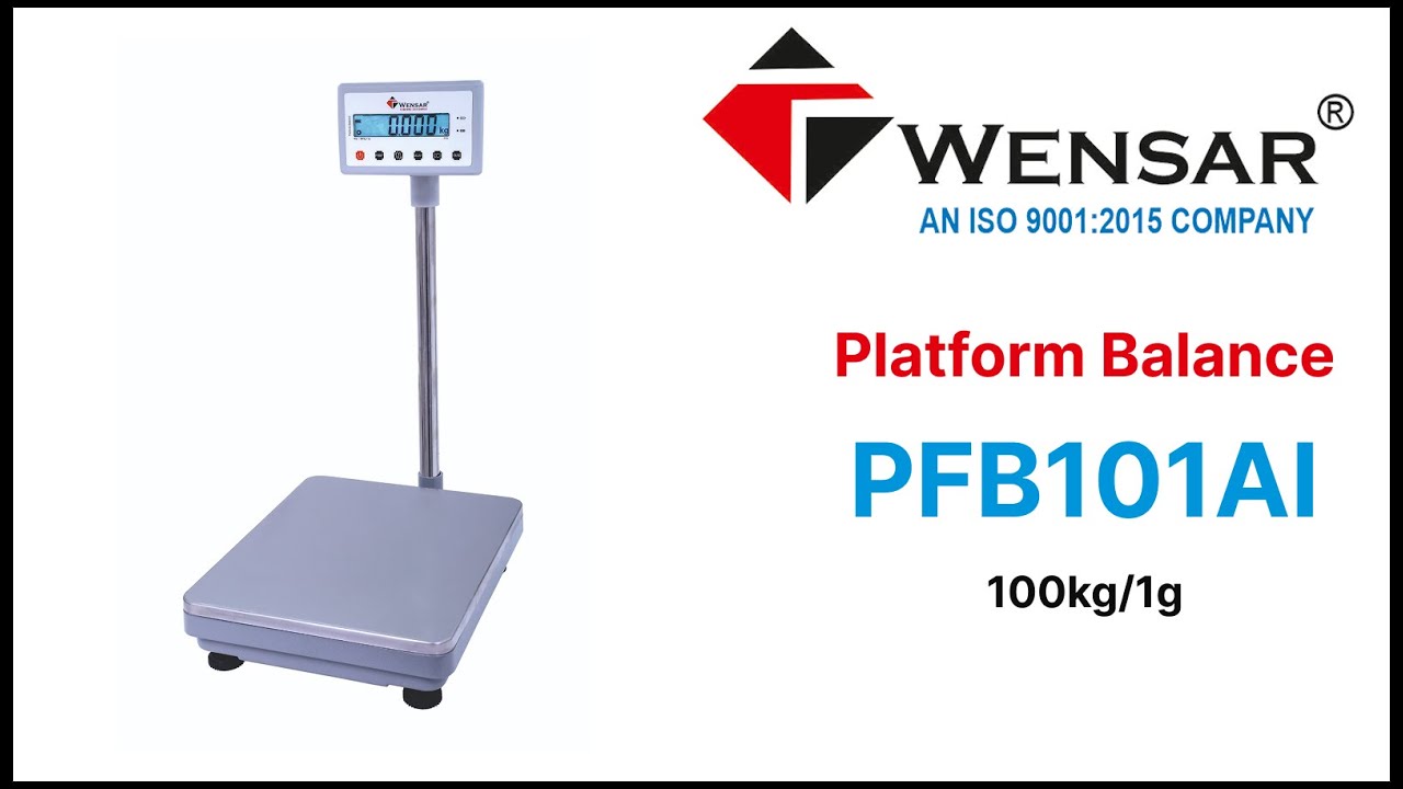 PFB101AI -  Installation Video of Platform Balance (Aluminium Alloy) - 100kg/1g