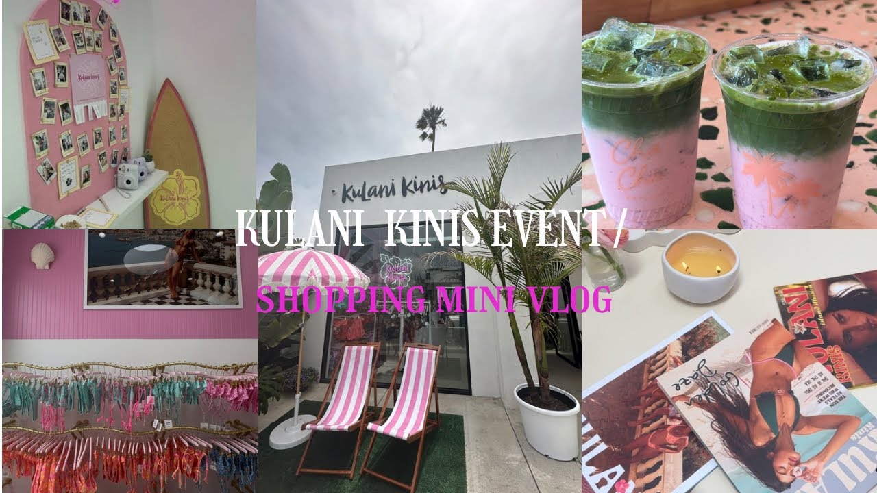 🌸 Kulani Kinis Pop-Up + Mini Vlog | Summer Shopping Day!