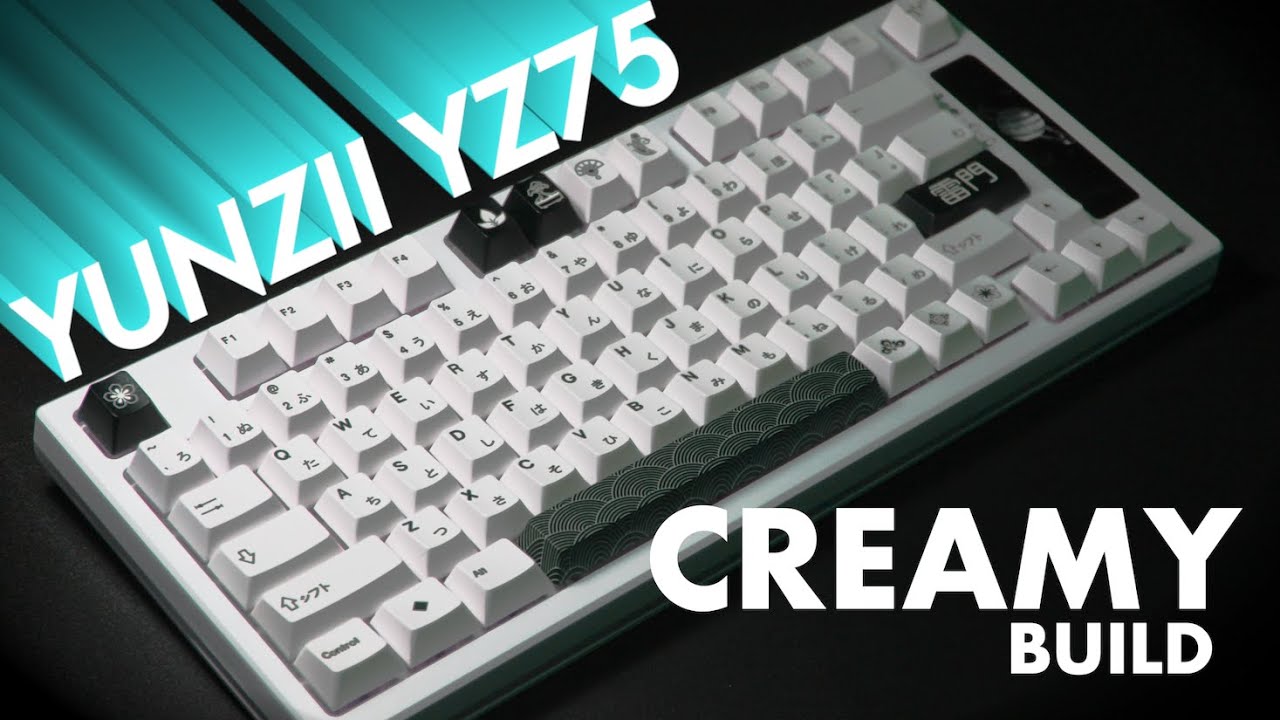 YUNZII YZ75 - Can it Be Creamy? (...or is it cheesy? 🤪) ft. Gateron Milky Yellow | ASMR Build