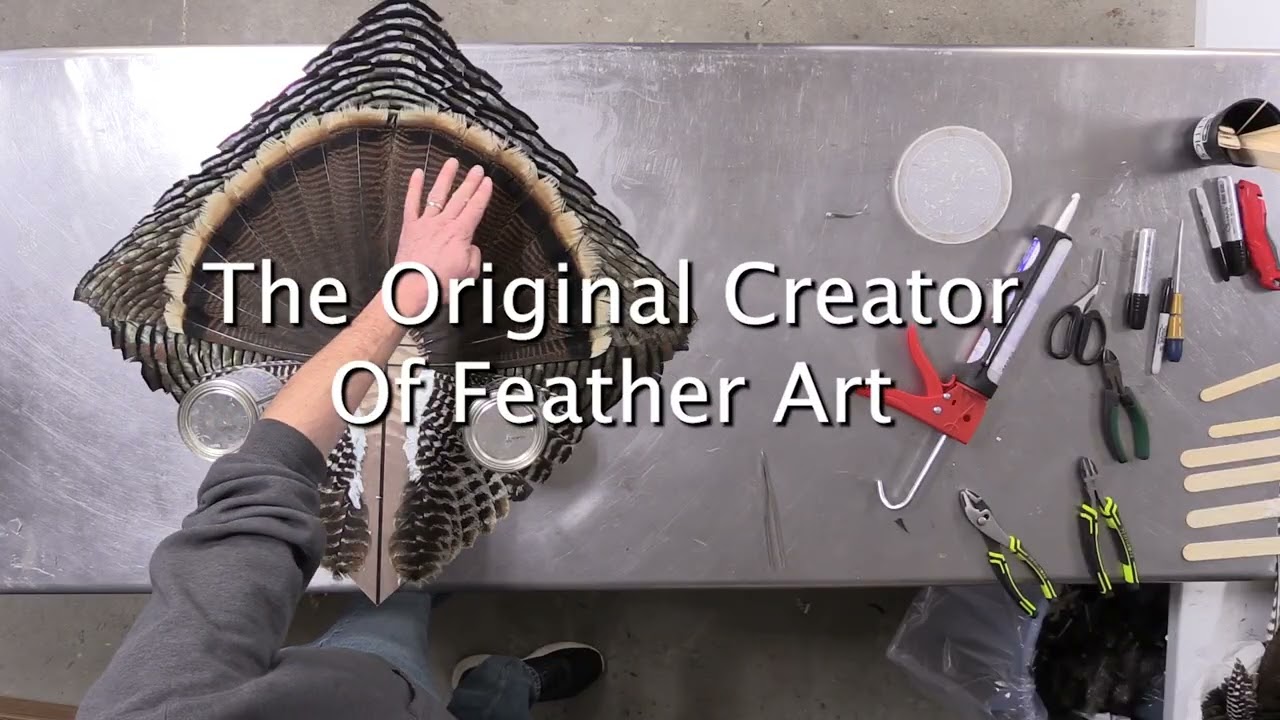 Turkey Feather Art ~with Jeff Frederick