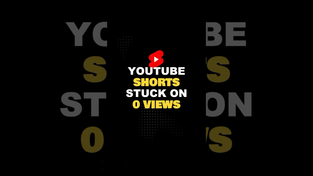 Your YouTube Shorts stuck on 0 Views? Do This! 👆🏼
