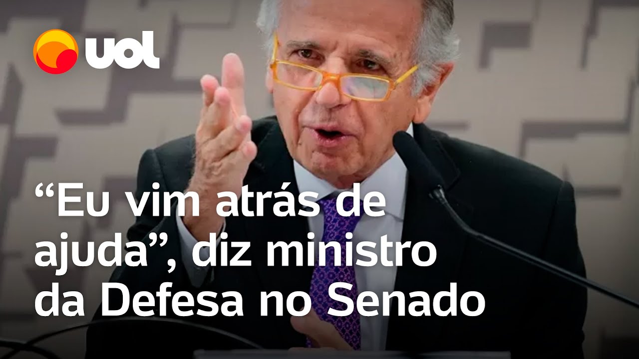 Ministro da Defesa pede mais verba ao Senado: 'Vim fazer um gravíssimo alerta'