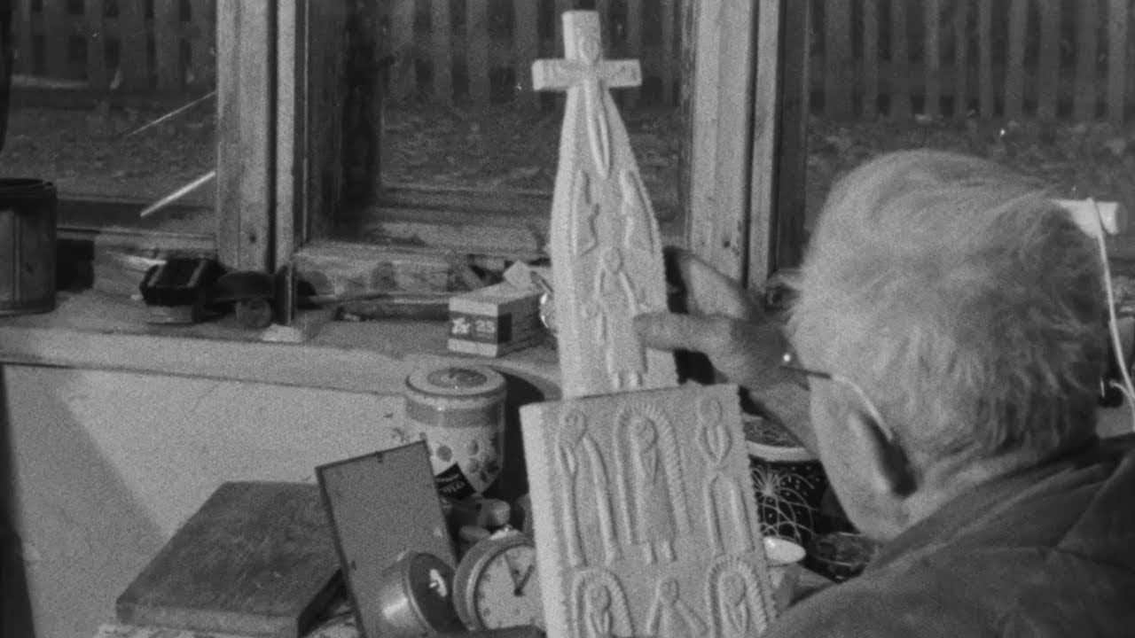 Rzeźbiarz Józef Sobota - udźwiękowiony film archiwalny