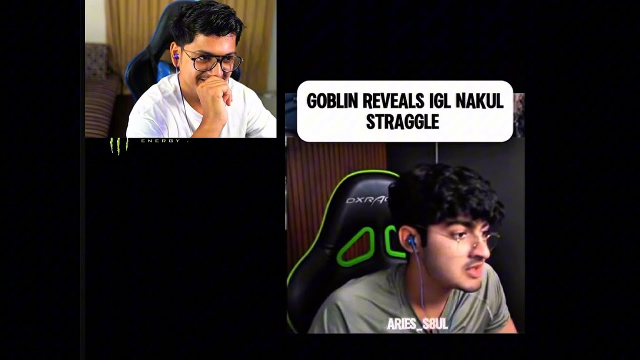Soul Mortal Reacts Goblin Reveals IGL Nakul Struggle edit by me😭❤️