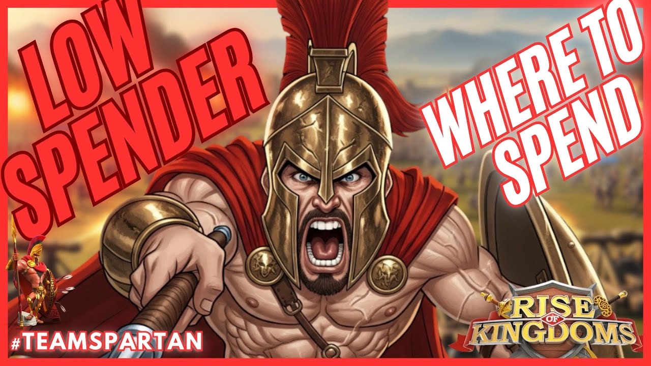 GUIA LOW SPENDER | ONDE GASTAR $ | RISE OF KINGDOMS