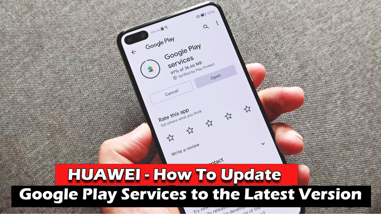 HUAWEI - How to Update Google Play Services to the Latest Version