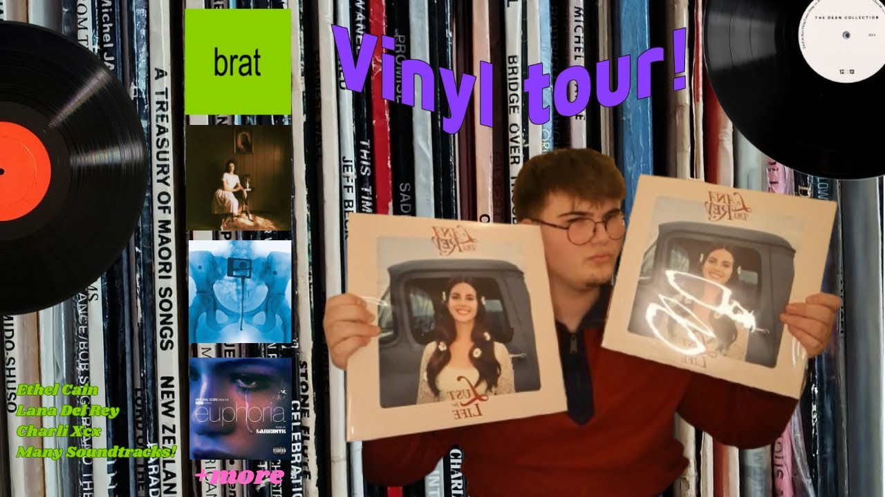 Vinyl tour | Ethel Cain, Lana Del Rey, Charli XCX, etc… | cozy, fun, humour (I guess..) 📹🤞💖