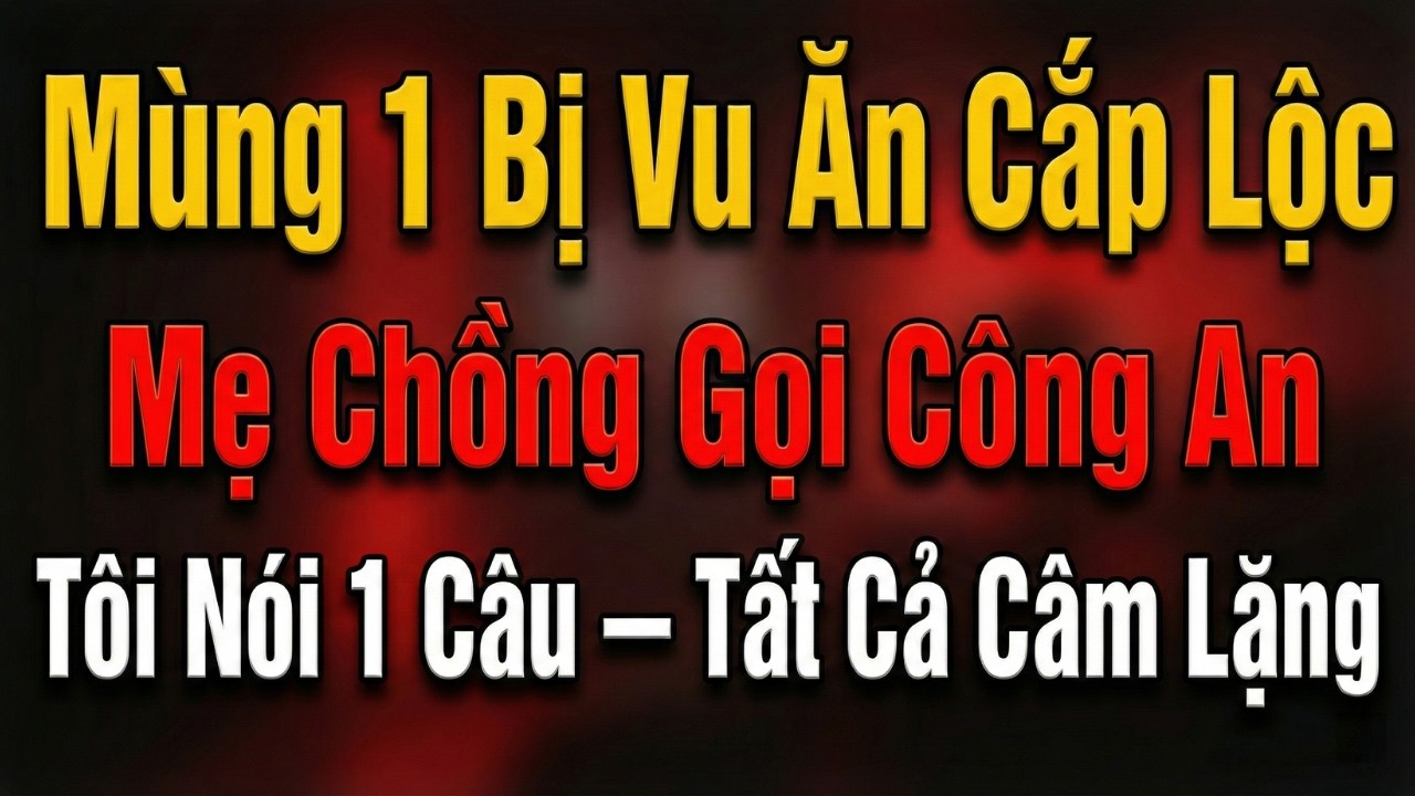 Mùng 1 Tết Mẹ Chồng Mất Bao Lì Xì — Lục Túi Con Dâu Rơi Cả Xấp, Đòi Báo Công An Và Cái Kết