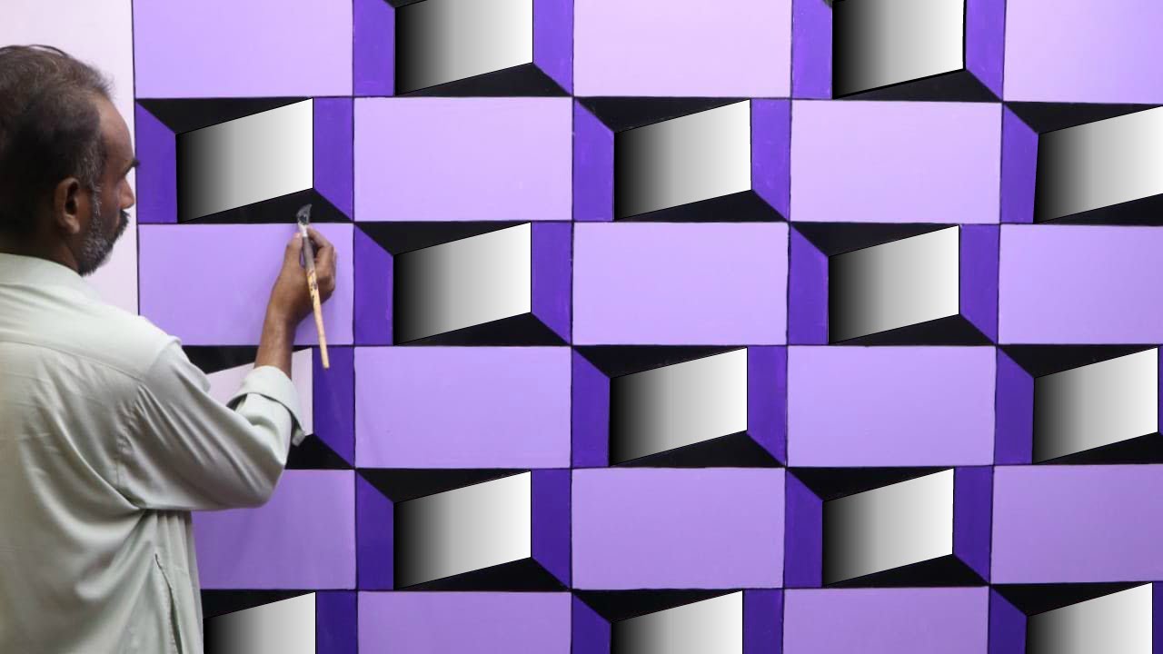 3D wall painting | Bedroom wall paint design ideas | wall paint design ideas | interior design