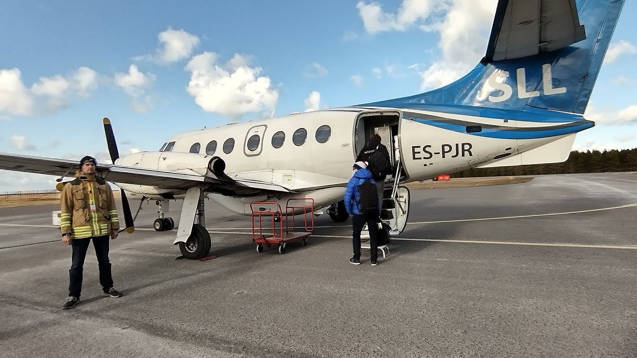Flying a Transaviabalitika Jetstream 32 in Estonia 2022