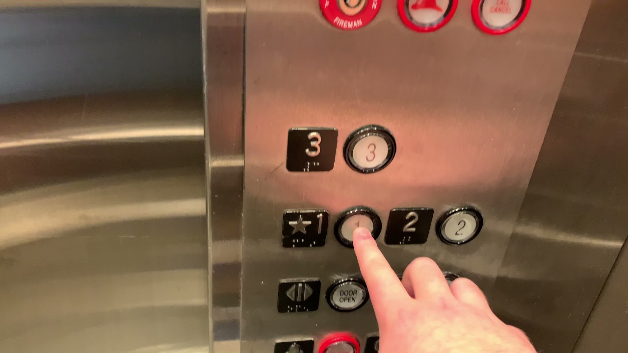 Modernized 1981 Westinghouse AE Hydraulic Auxiliary Elevator At The Hyatt Regency In Schaumburg, IL