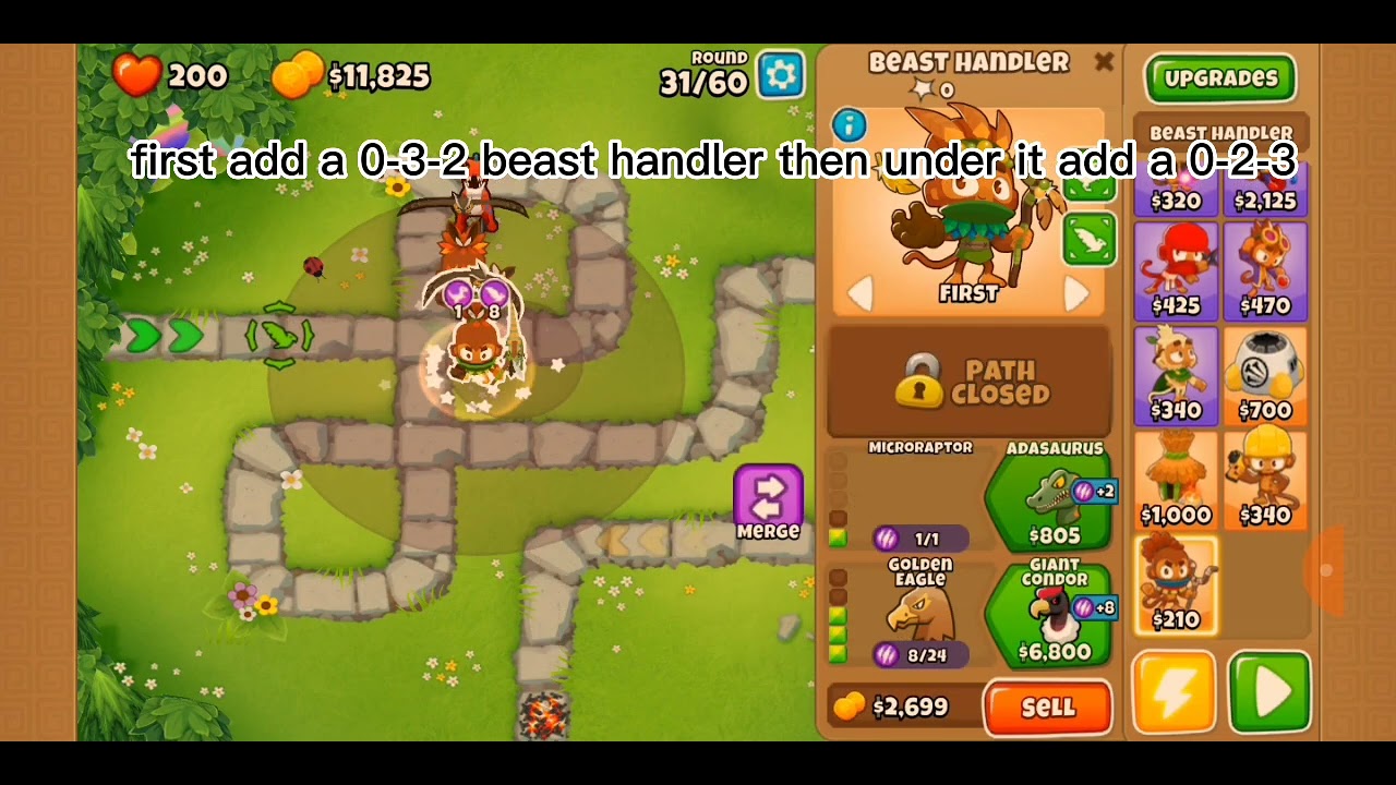 Beast handler XP tutorial