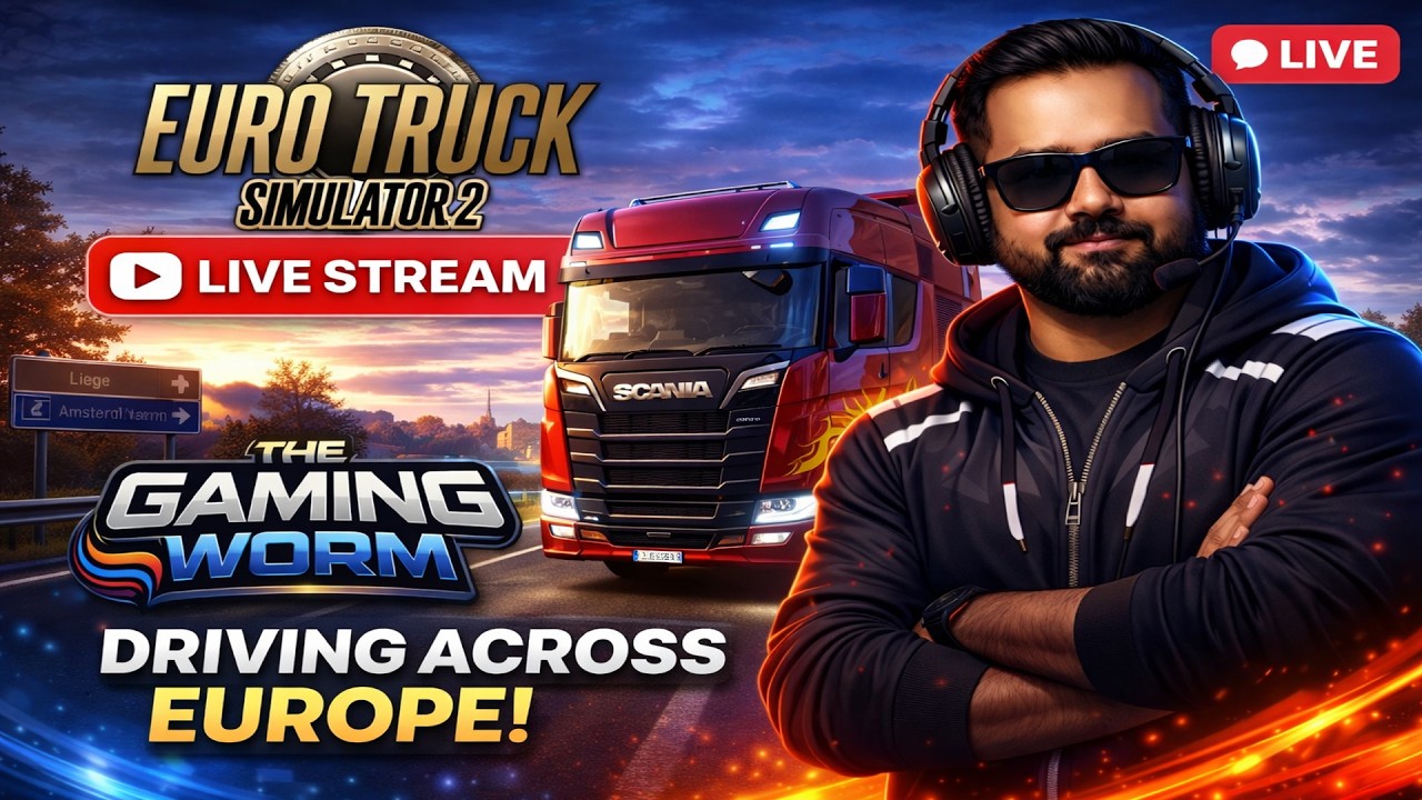 Euro Truck Simulator 2 Live | Realistic Truck Driving 🔥 | Road To 100 Subs