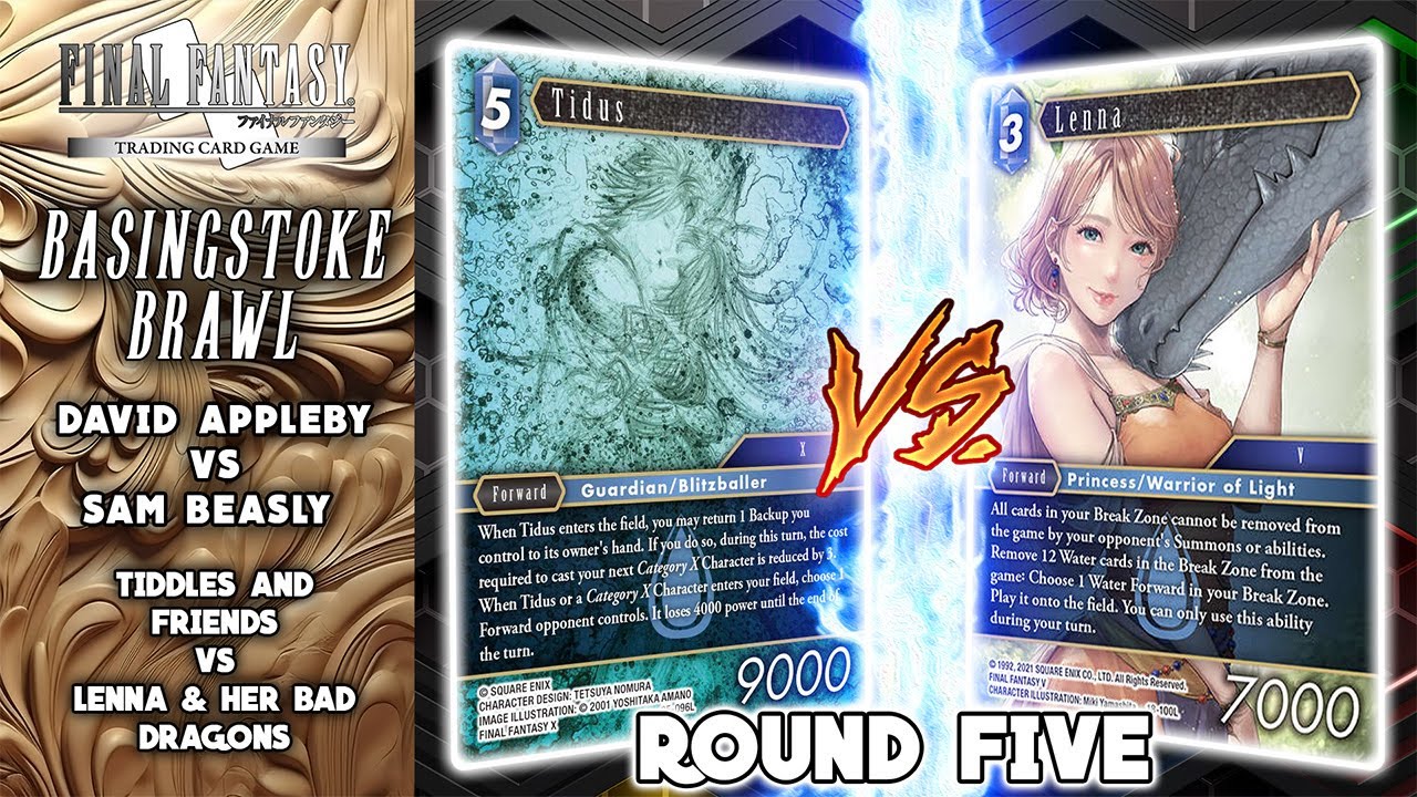 FFTCG: Basingstoke Brawl | Round 5 | David Appleby VS Sam Beasley | Opus 25