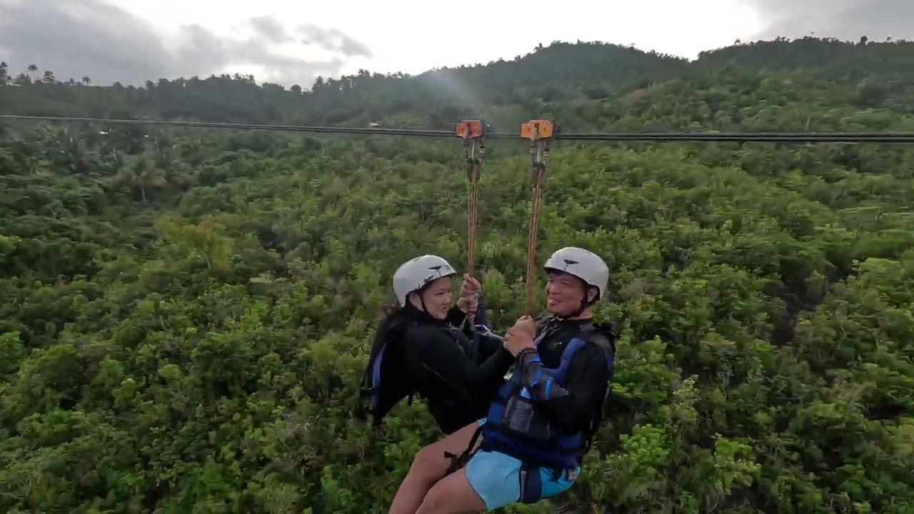 Zipline before Kawasan Canyoneering #10January2026