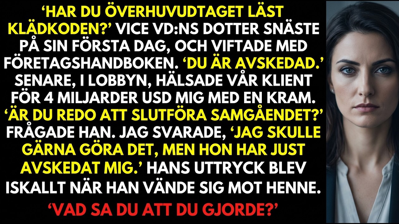 VP:s dotter sparkade mig dag 1 — tills $4 miljarder-kund avslöjade vem jag är