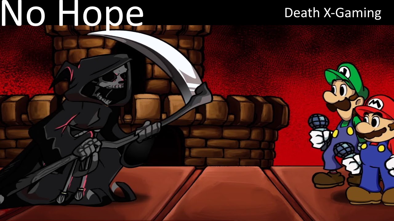 Friday Night Funkin' - No Hope But It's Death X-Gaming Vs Mario & Luigi (FNF MODS) #fnf #fnfcover