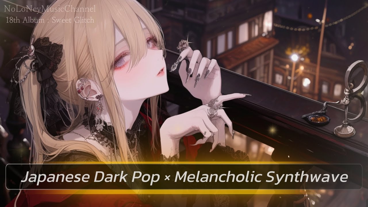 【Playlist】電気仕掛けの恋が、壊れた夢をまだ甘くしている ― Sweet Glitch｜Japanese Dark Pop ×  Melancholic Synthwave【作業用BGM】