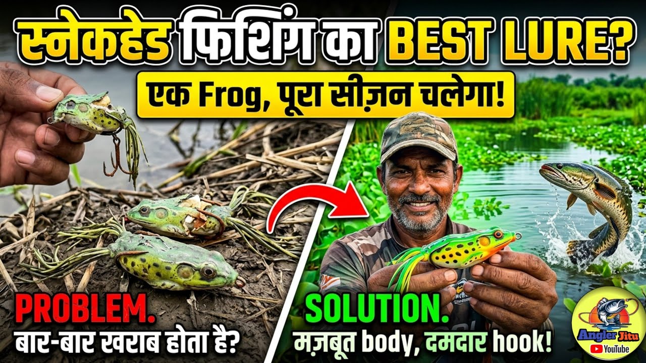 बार-बार FROG🐸 खरीदने का झंझट खत्म | फालतू खर्चों से बचे | Best Budget Frog Lure for Snakehead