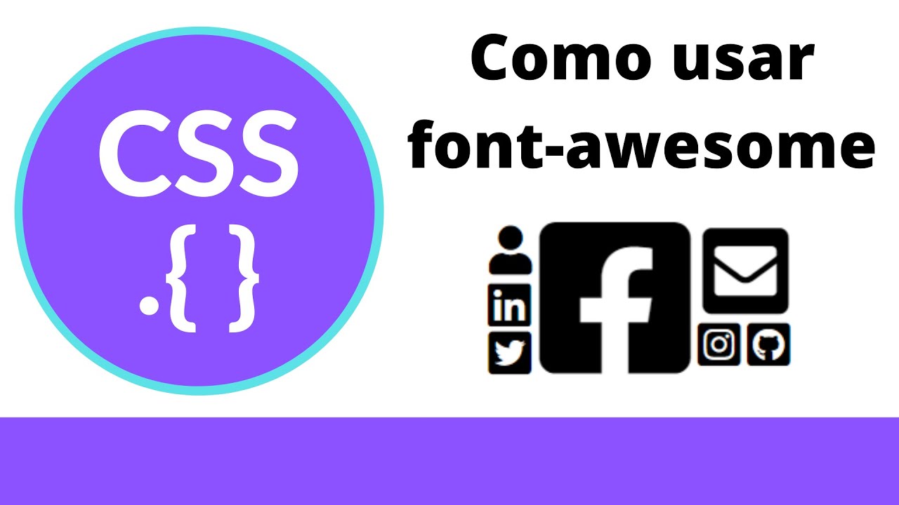 CSS - Como usar ícones da biblioteca font awesome