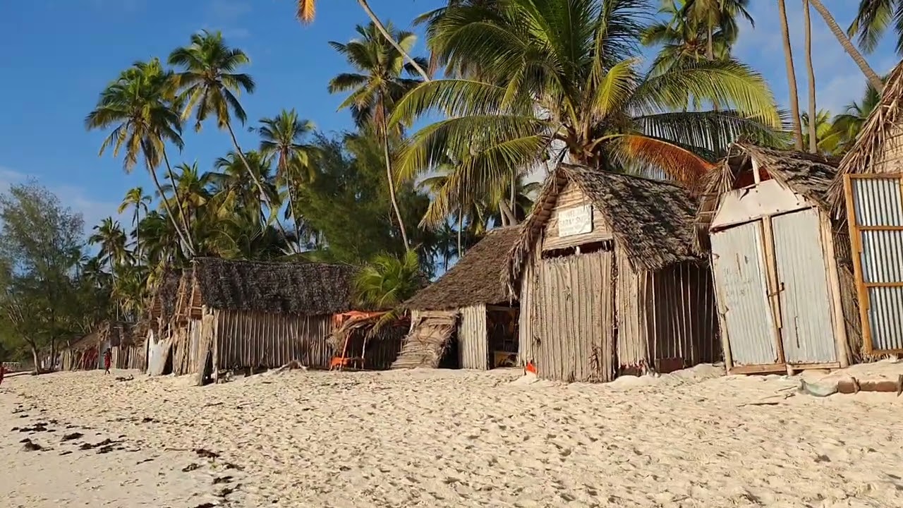 Neptune Pwani Resort, Zanzibar, 2022.07.05. Walk in the beach, in  early morning