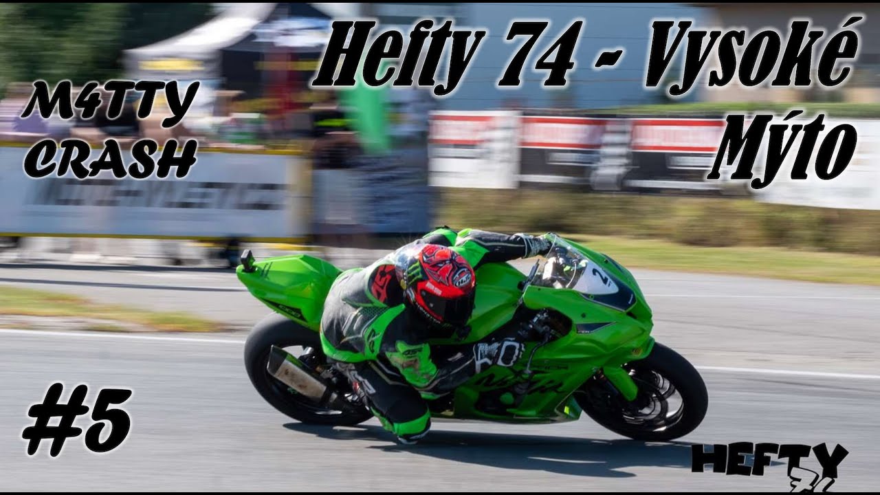 Hefty74 Vysoké Mýto 26.8.2025 - 51,29s / M4TTY CRASH!!! / Nový vzhled Kawasaki /