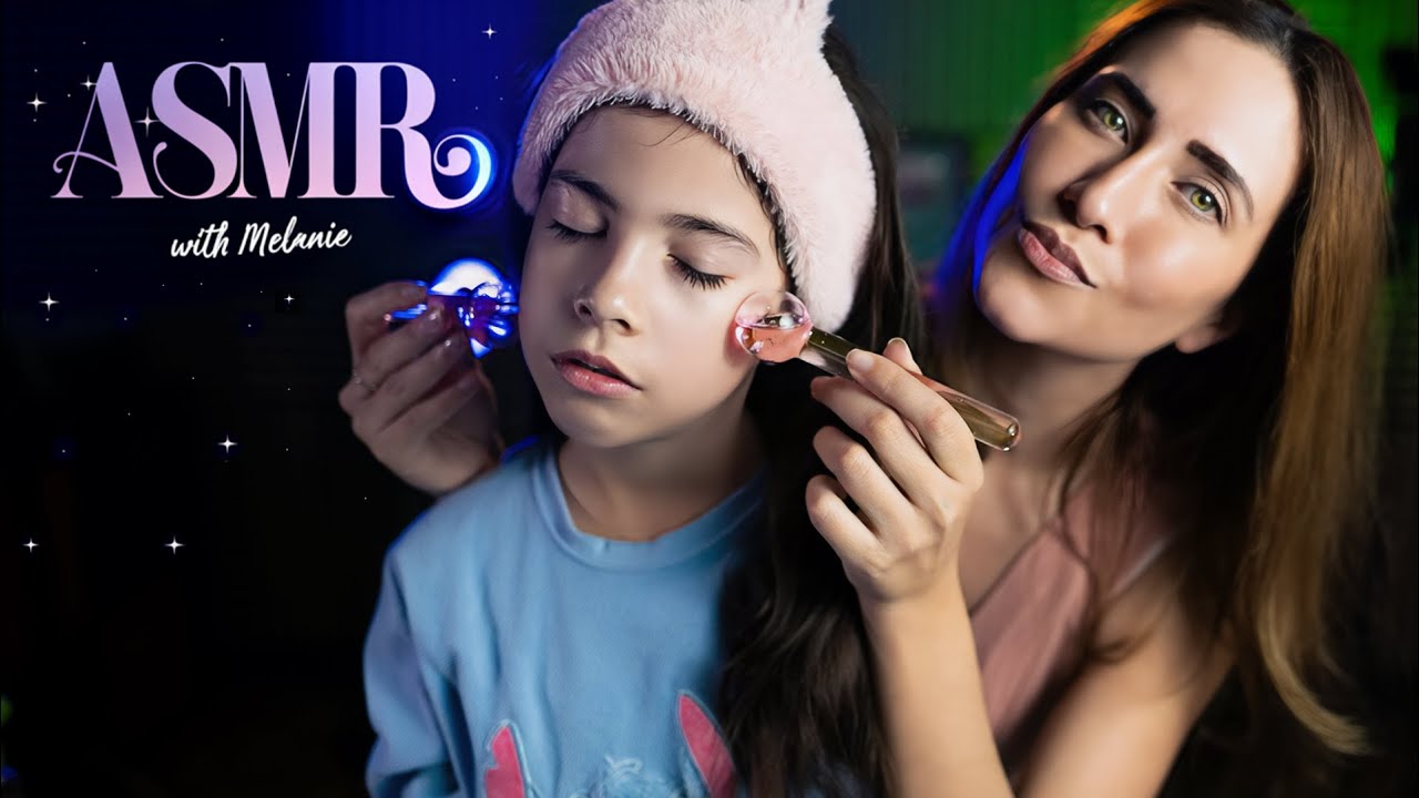 🌸 ASMR con Mia Figlia Melanie - SPA Rilassante per un Piccolo Raffreddore 🌸