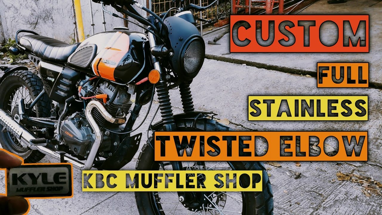 Keeway Cafe Racer 152 | Twisted Elbow | Snake Header | KBC MUFFLER SHOP