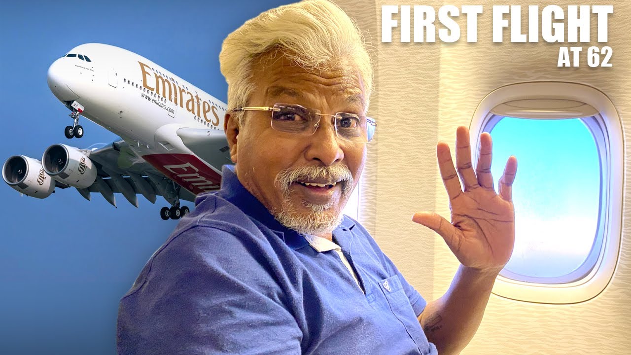Dad's First Flight Experience! 😍| Emirates 🔥🇦🇪