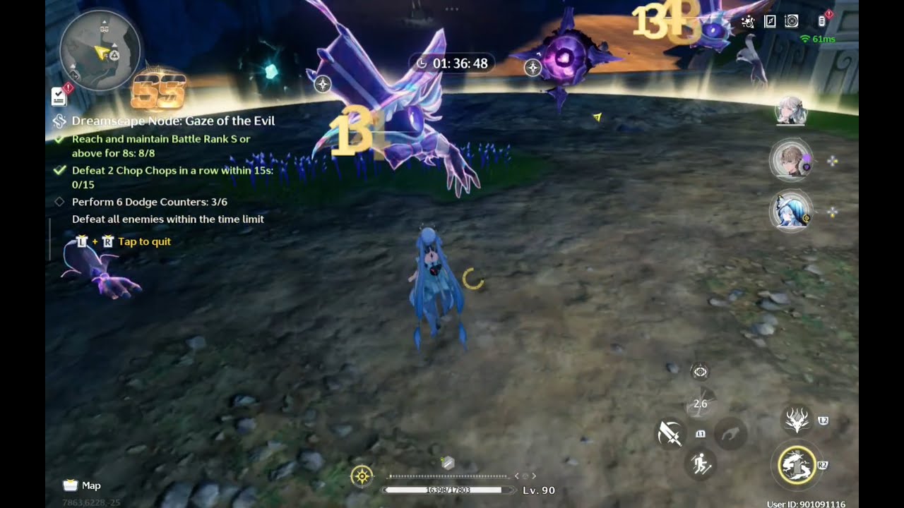 [Wuthering Waves Challenge] Dreamscape Node: Gaze Of The Evil - Whisperwind Haven