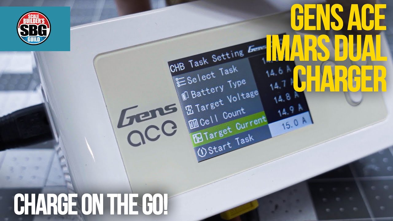 GensAce iMARS Dual Charger - Charge ANYWHERE