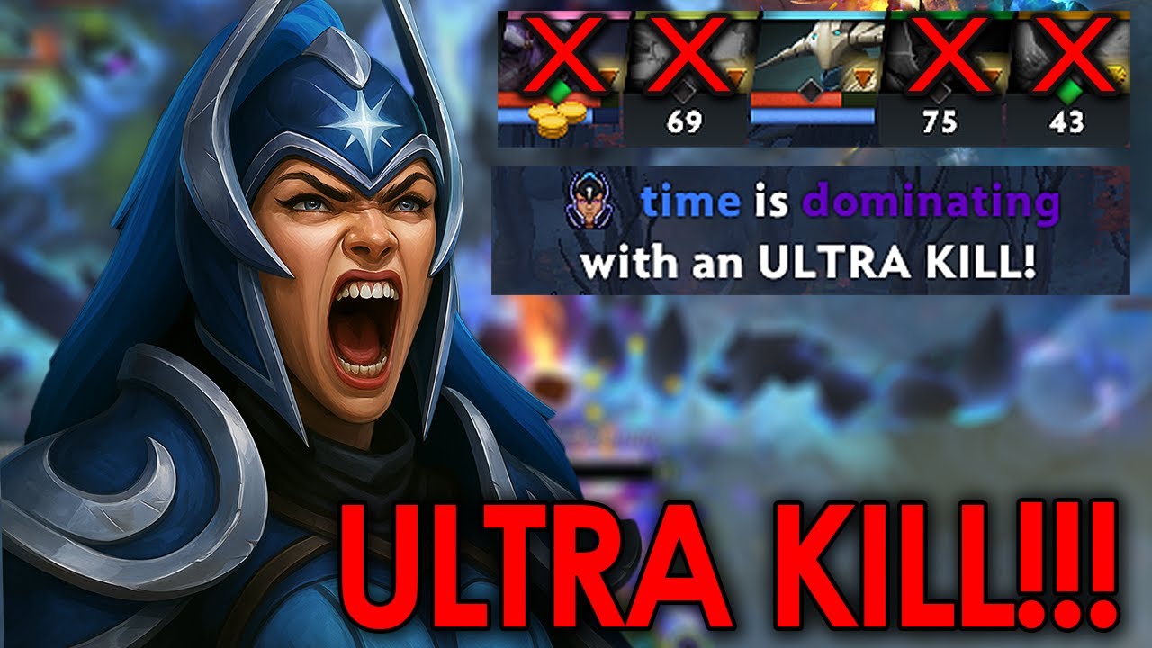 Luna Easy Lane ULTRA KILL Gameplay | Dota 2 Patch 7.39d New Meta