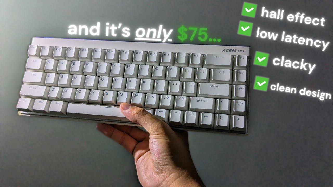 This Is The ULTIMATE BUDGET Hall Effect Keyboard (and it's not even close) | MCHOSE Ace 68 AIR