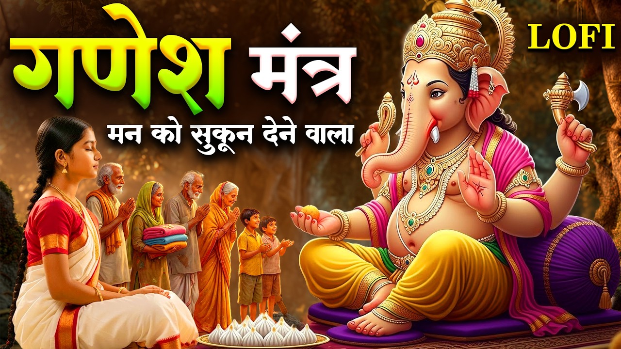 Om Gan Ganpataye Namo Namah Lofi | Relaxing Ganesh Mantra | Peaceful Meditation Music