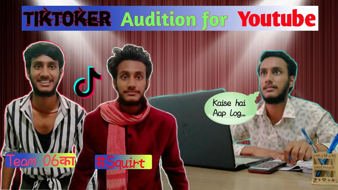 Tiktoker Audition For Youtube | YOUTUBE VS TIKTOK | Keshari ki Vines | Keshari Vlogtech